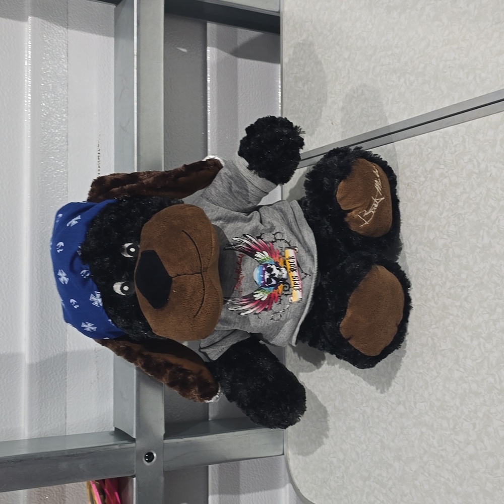 Brett Micheals Stuffed dog 18 inces tall